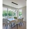 Z-Lite Arden Linear Chandelier, 5-Light, 4.75 In.W x 42 In.L x 12 In.H, Matte Black/Clear 651P-5L-MB - alternate 2